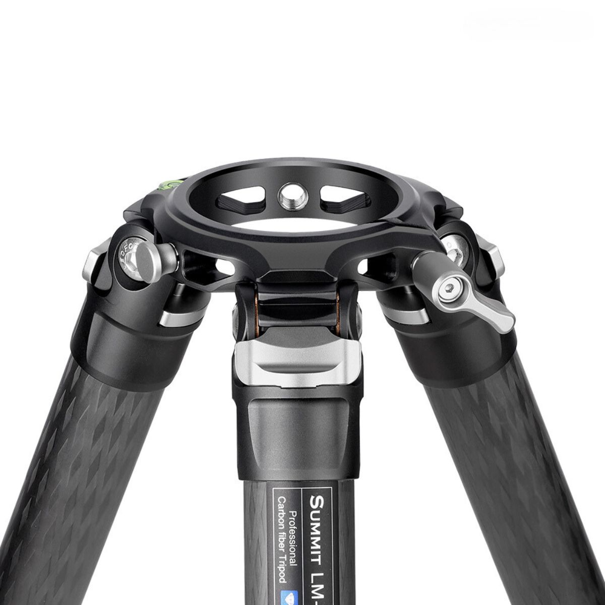 Leofoto LM Summit LM-405C 10 Layer Carbon Hollow-out Spider 100mm Bowl Tripod with Safety Lock System