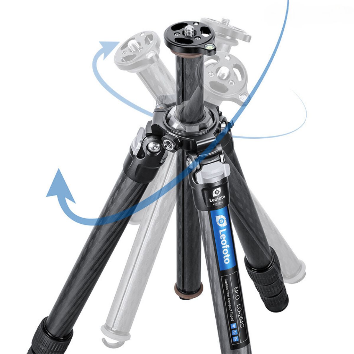 Leofoto MR. O LO-284C 10 Layer Carbon Spider Ball Tripod with Centre Column