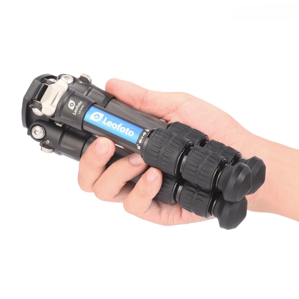 Leofoto Ranger LS-223C 10x Layer Carbon Fiber Mini Compact Tripod with EB-36 Low Profile Dual Panorama Ballhead