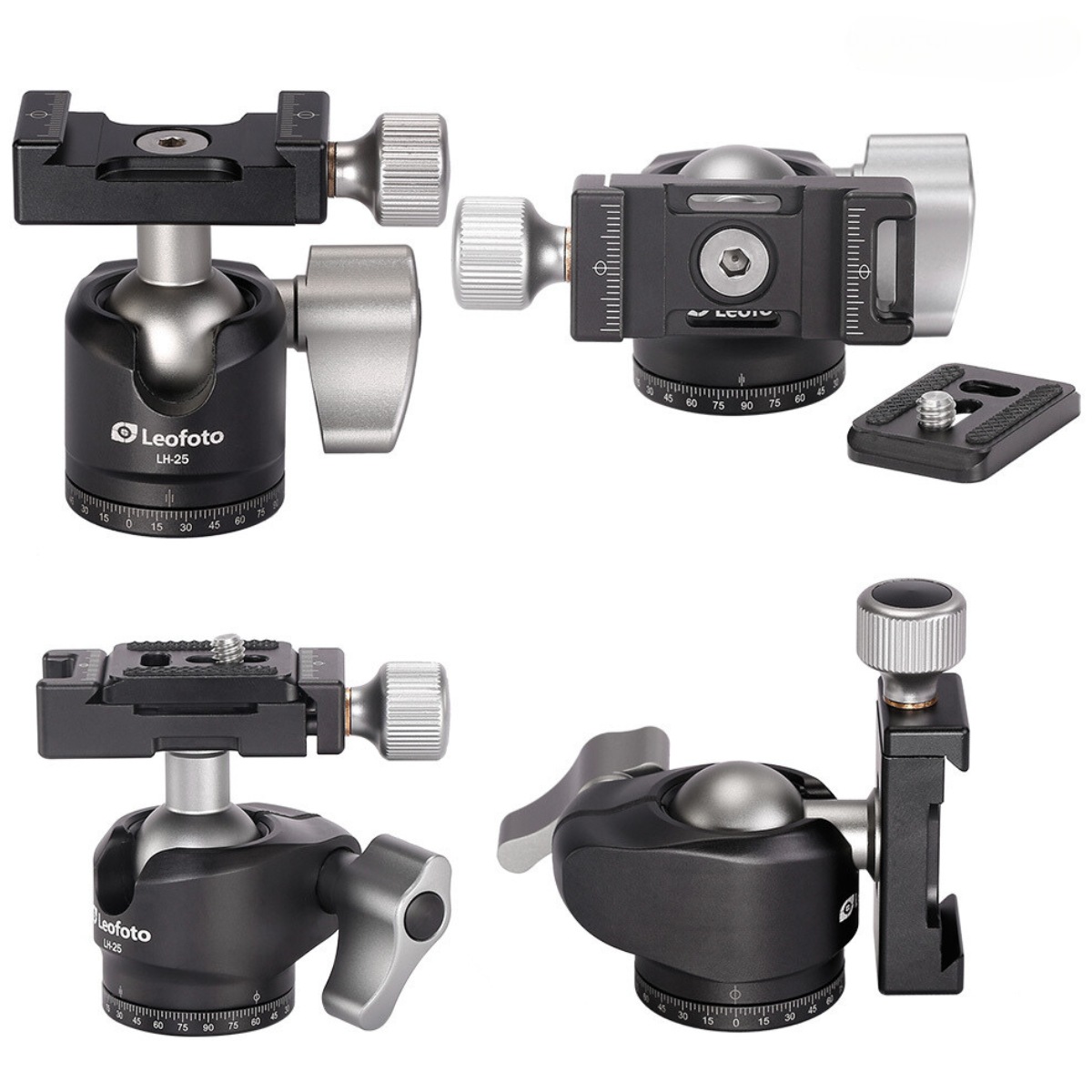 Leofoto Ranger LS-223C 10x Layer Carbon Fiber Mini Compact Tripod with LH-25 Low Profile Ballhead