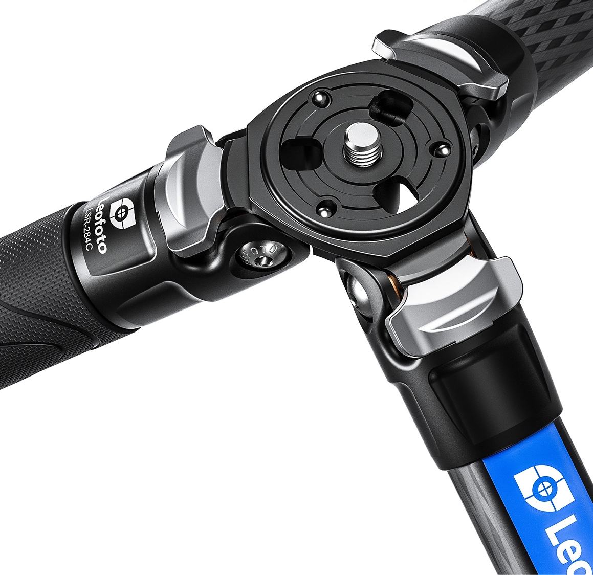 Leofoto LSR-284C 4-Section Carbon Fibre Tripod + LH-30 Screw-Knob Ball Head - 1380mm, 10kg