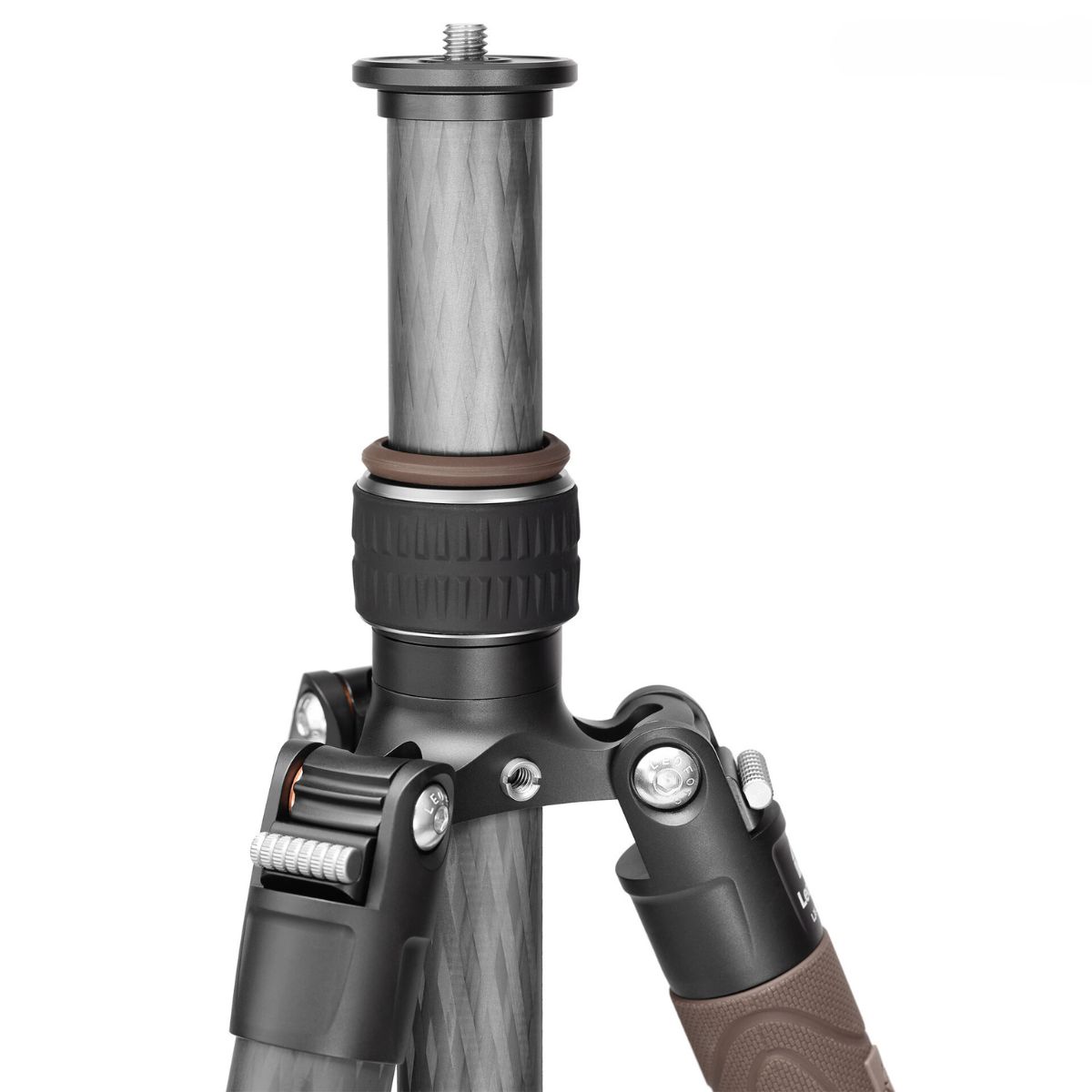 Leofoto Urban LX-255CT 10 Layer Carbon Hollow-out Spider 180 Degree Folding Silicone Handle Tripod with XB-32 Ball Head