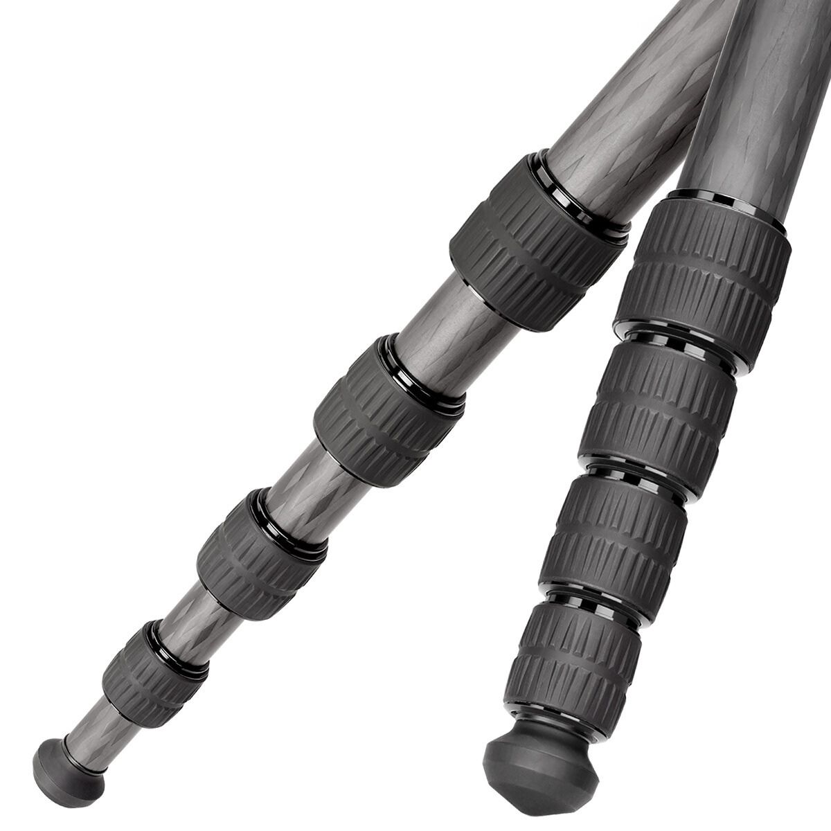 Leofoto Urban LX-255CT 10 Layer Carbon Hollow-out Spider 180 Degree Folding Silicone Handle Tripod with XB-32 Ball Head