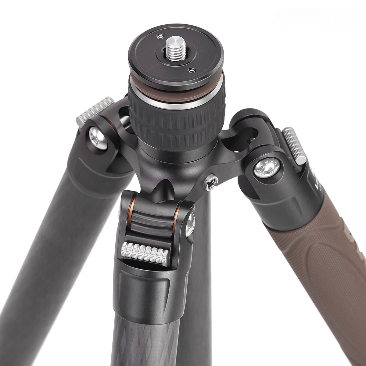 Leofoto Urban LX-284CT 10 Layer Carbon Hollow-out Spider 180 Degree Folding Silicone Handle Tripod with XB-38 Ball Head