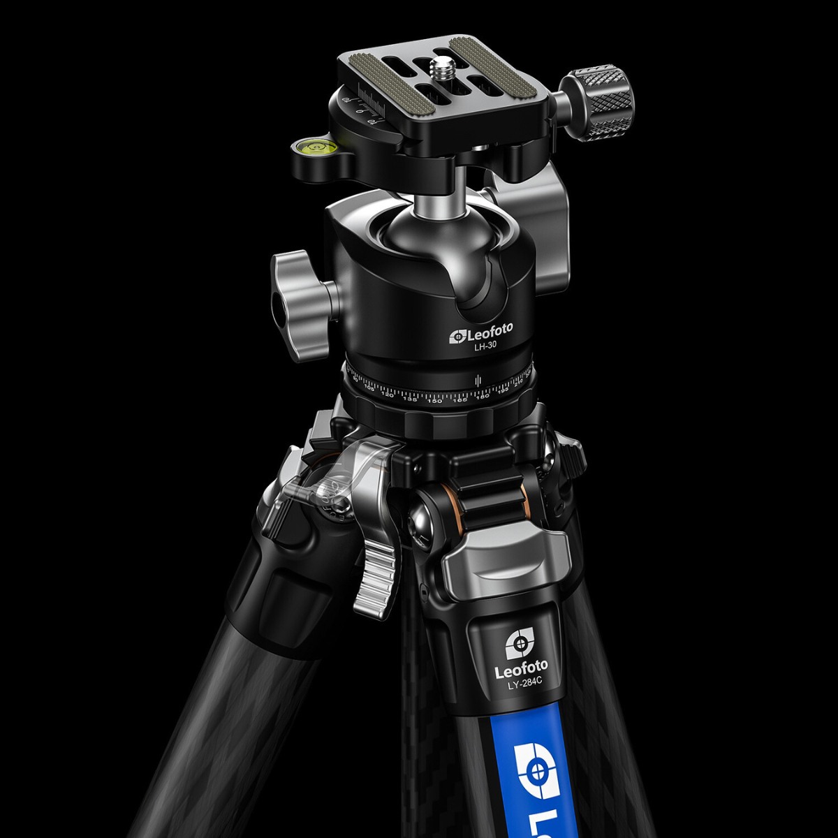 Leofoto MR.Y LY-284C 10 Layer Carbon Y Shaped Centre Tripod with LH-30 Low Profile Ball Head