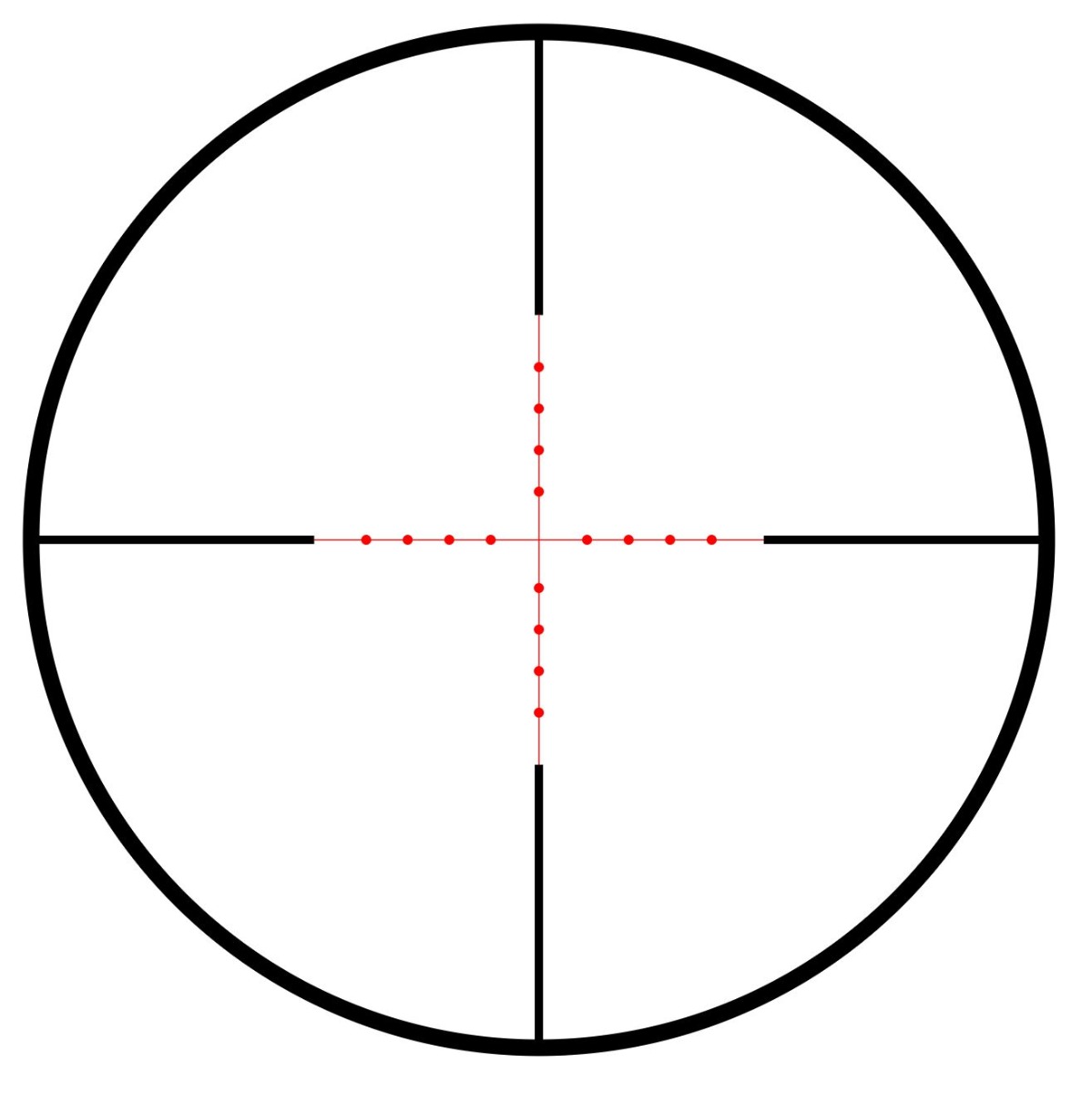 Hawke Vantage IR 3-9x50 Illuminated Mil Dot Rifle Scope
