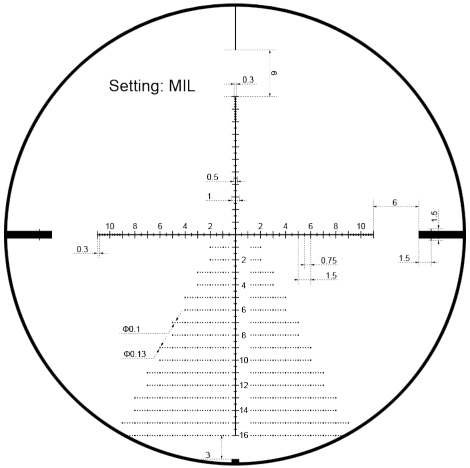 Vector Optics VictOptics S4 4-16x44 First Focal Plane 30mm Riflescope w/ Picatinny/Weaver Mounts