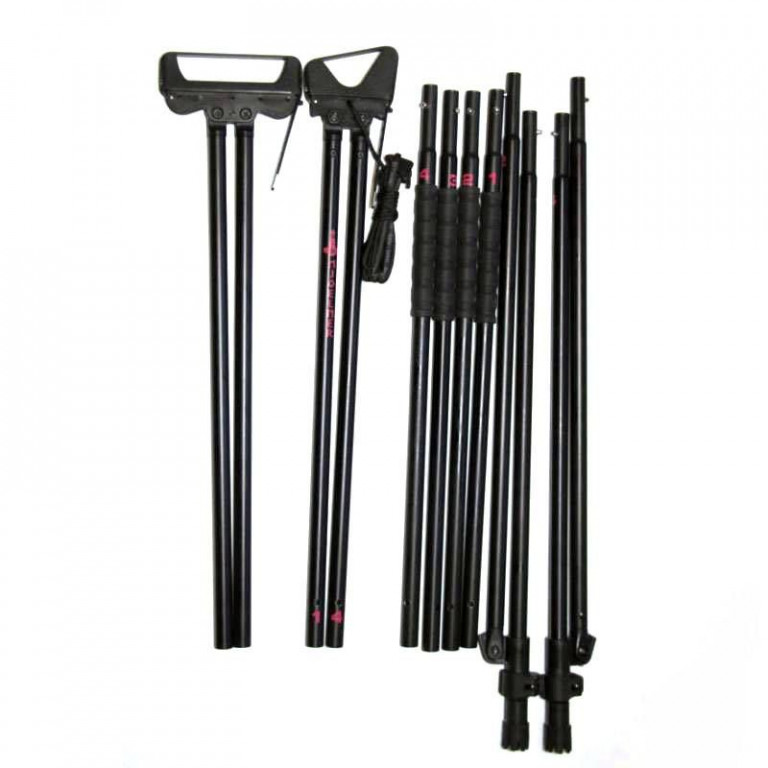 Mjoelner Fenris I, 4legs shooting stick black alu. traveler