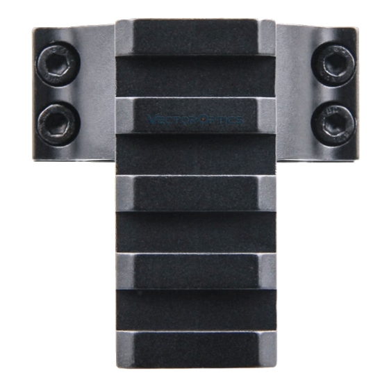 Vector Optics 30mm Rifle Scope Mount Ring with Picatinny Adaptor