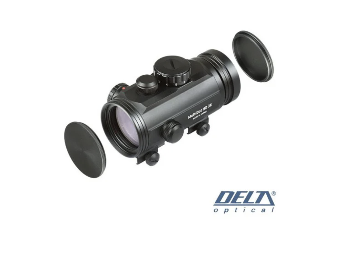 Delta Optical MultiDot HD 36 Red Dot Sight Weaver/Picatinny Base