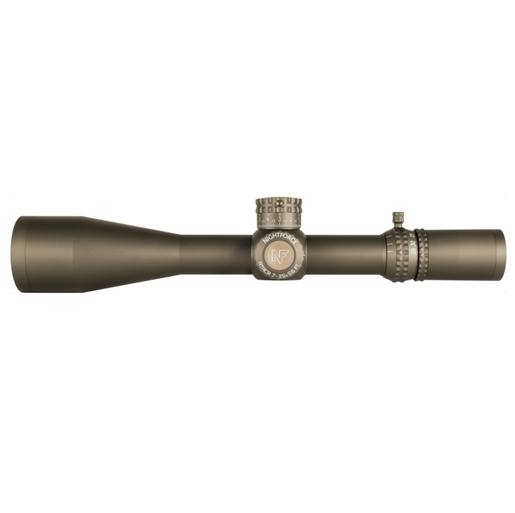 ** SUPPLIER DISPATCH ** Nightforce ATACR 7-35x56 F1 Zerostop .1MIL RAD Horus TREMOR2 Illuminated Digillum Dark Earth Rifle Scope
