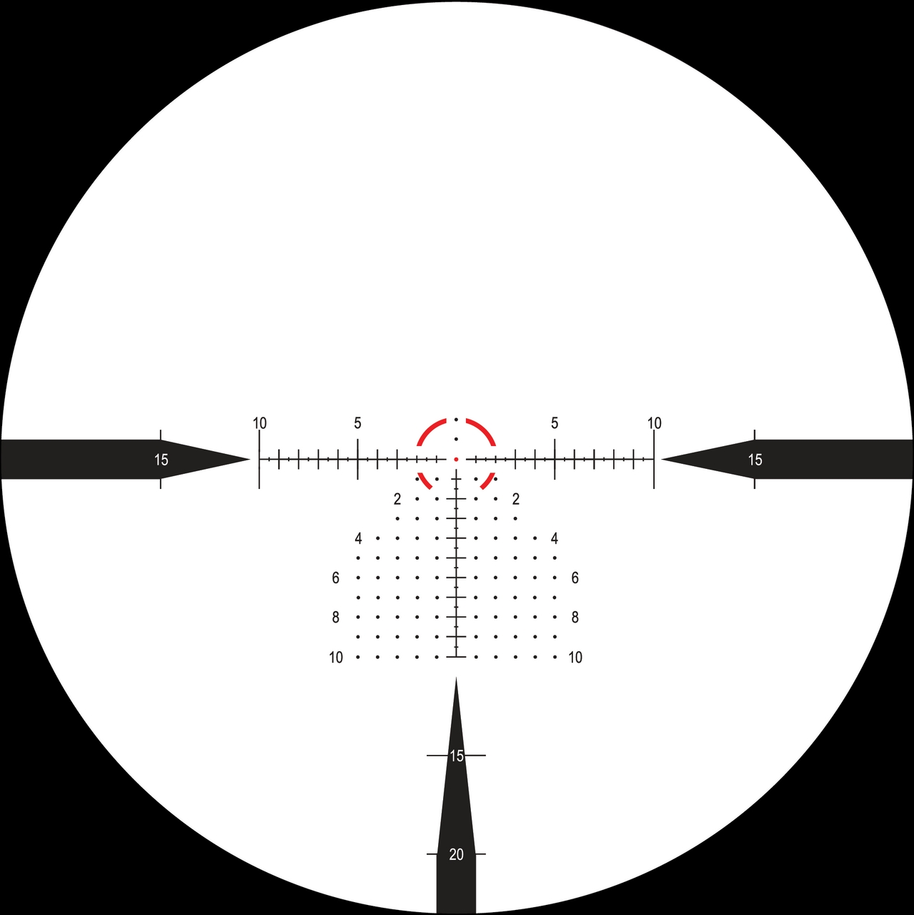 Nightforce NX8 1-8x24 FFP IR Zero Stop FC-DMx 0.2MRAD 30mm Rifle Scope