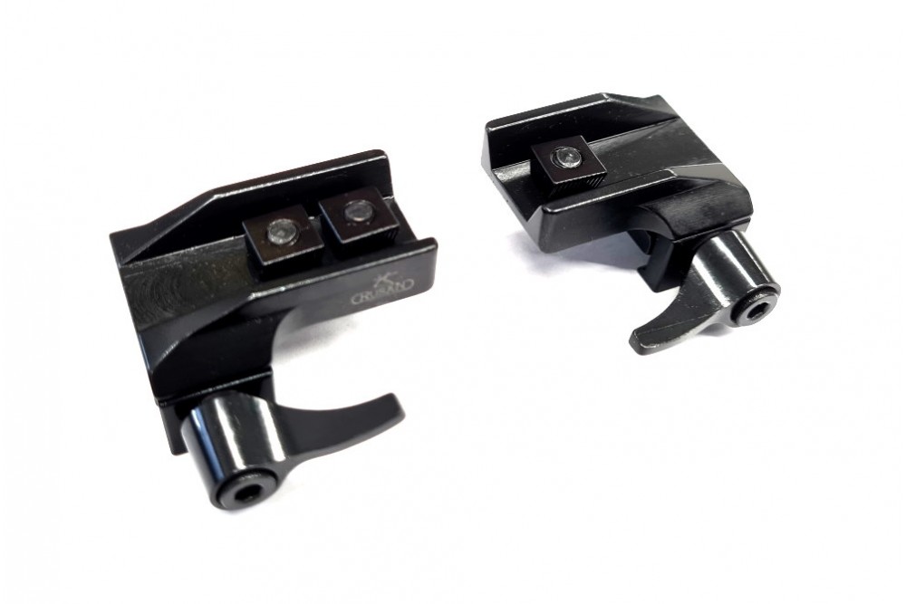 Rusan Two-piece Quick-Release Mount-Two-piece quick-release Weaver mount to Zeiss  VM/ZM rail