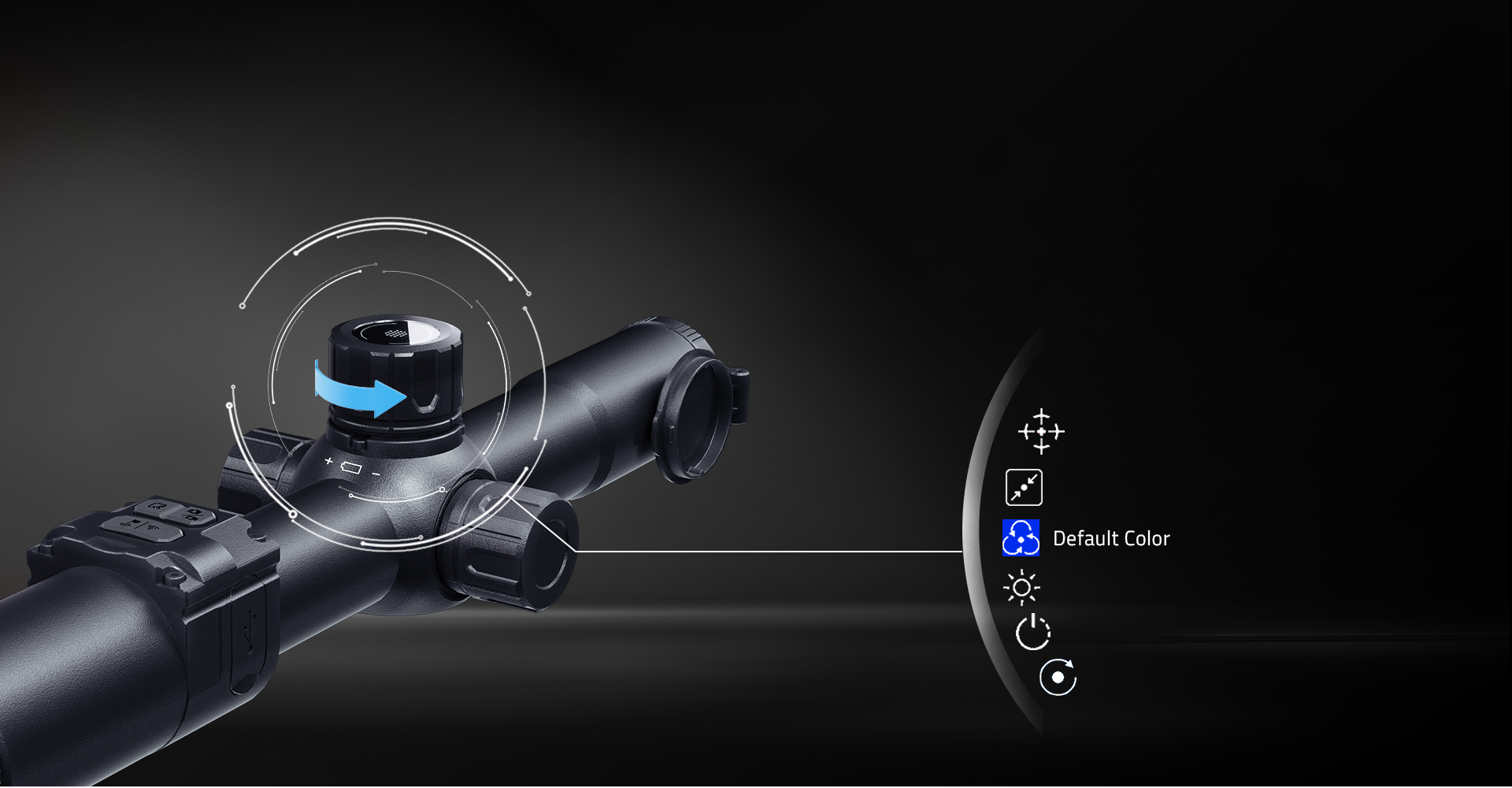 PARD Night Stalker Mini Digital Night Vision Rifle Scope - 35mm, 2560x1440