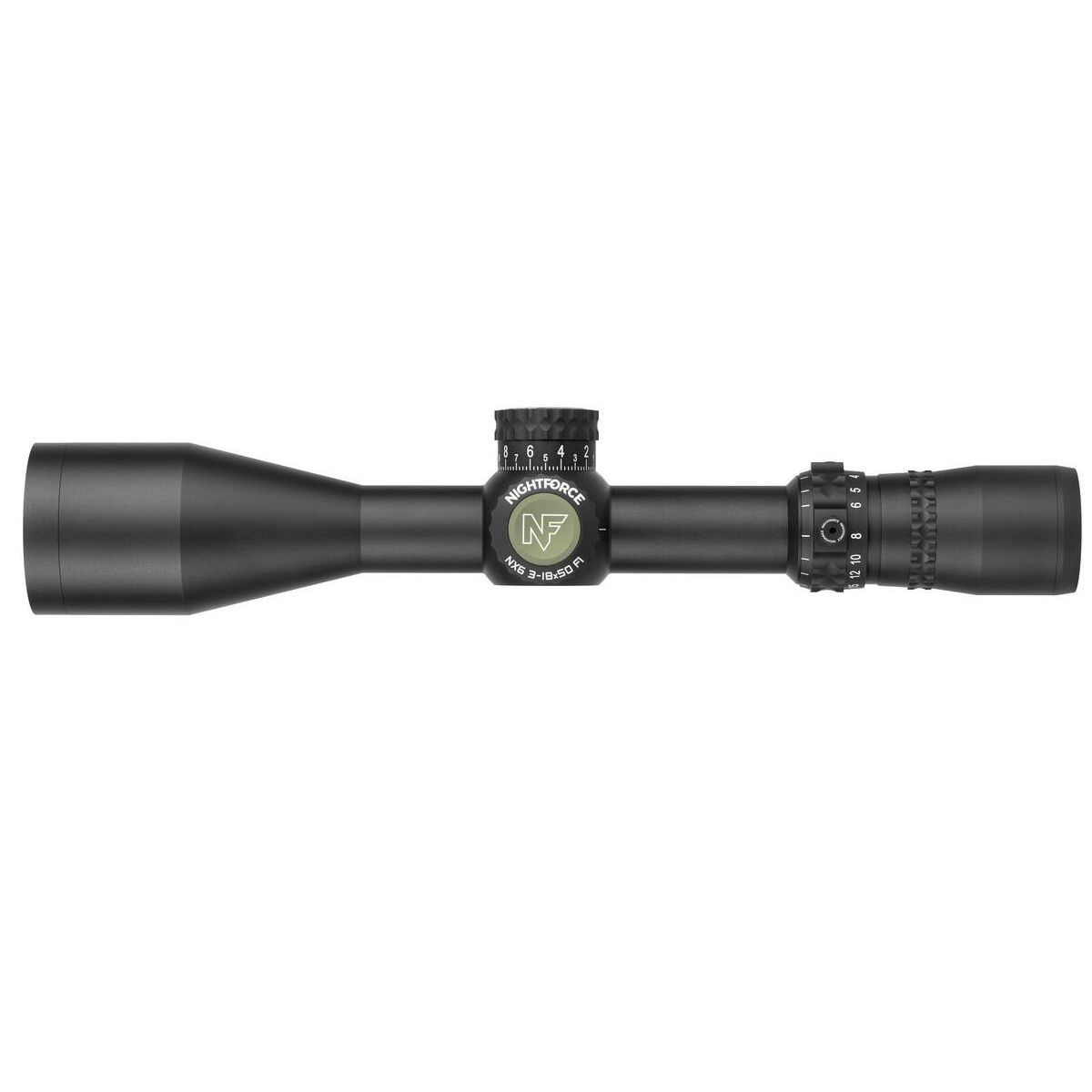 Nightforce NX6 3-18x50mm F1 FieldSet .250 Moa DigIllum Moa-C Rifle Scope