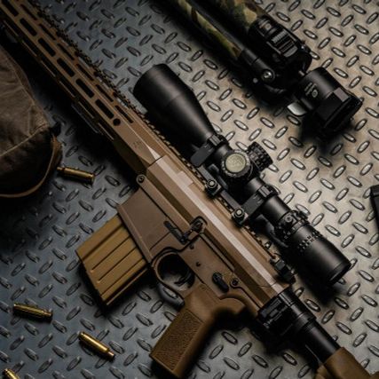 Nightforce NX6 3-18x50mm F1 FieldSet .1 Mrad DigIllum Mil-C Rifle Scope