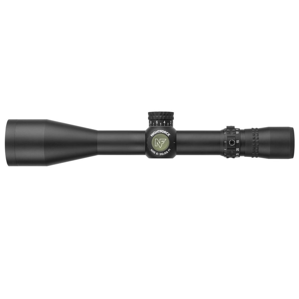 Nightforce NX6 6-36x56mm F1 FieldSet .1 Mrad DigIllum Mil-C Rifle Scope