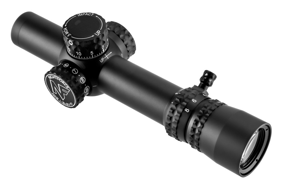 ** SUPPLIER DISPATCH​​** NightForce NX8 1-8x24 F1 FFP Illuminated FC-MOA Zero Stop Rifle Scope