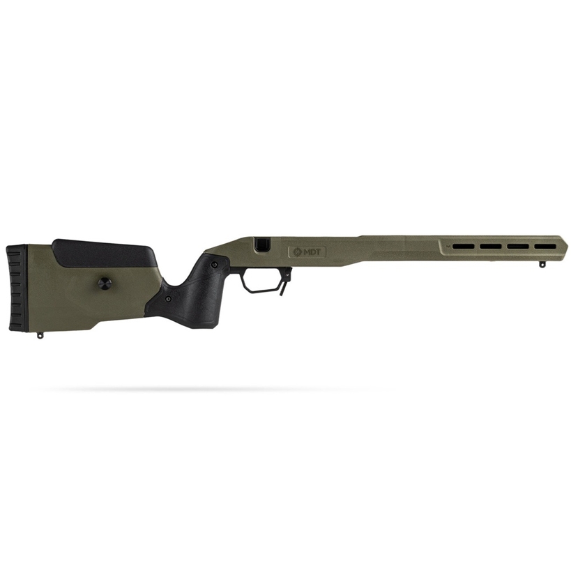 Oryx Field Stock Chassis System by MDT - Remington 700 Short Action - Olive Drab Green