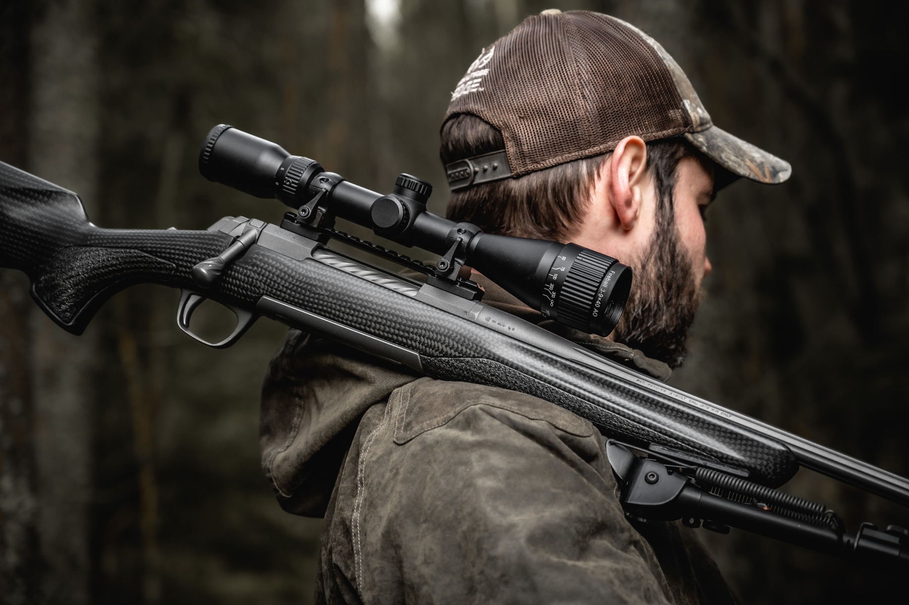 WULF Fireball 4-12x50 SFP Non-Illuminated Half Mil Dot Rifle Scope