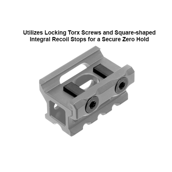 UTG Super Slim Picatinny Riser Mount, 0.75" Height, 3 Slots