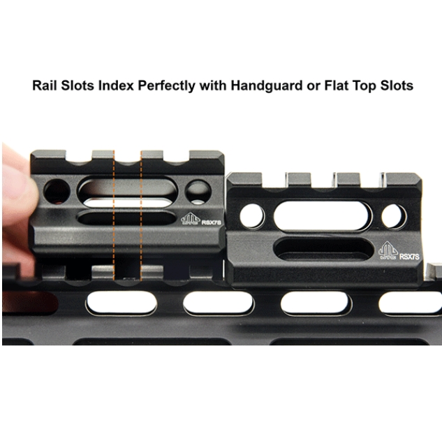 UTG Super Slim Picatinny Riser Mount, 0.75" Height, 3 Slots