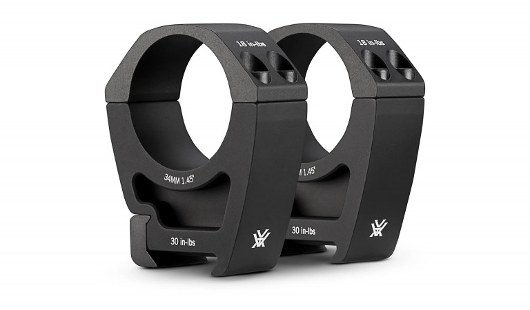Vortex Pro Riflescope High Profile 34mm Rings for Picatinny and Weaver Mounts