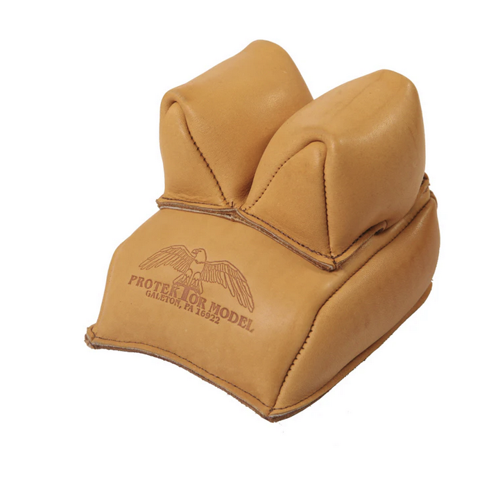 Protektor 13 Rabbit Ear Rear Bag – Leather Shooting Rest Support for Rifle & Airgun