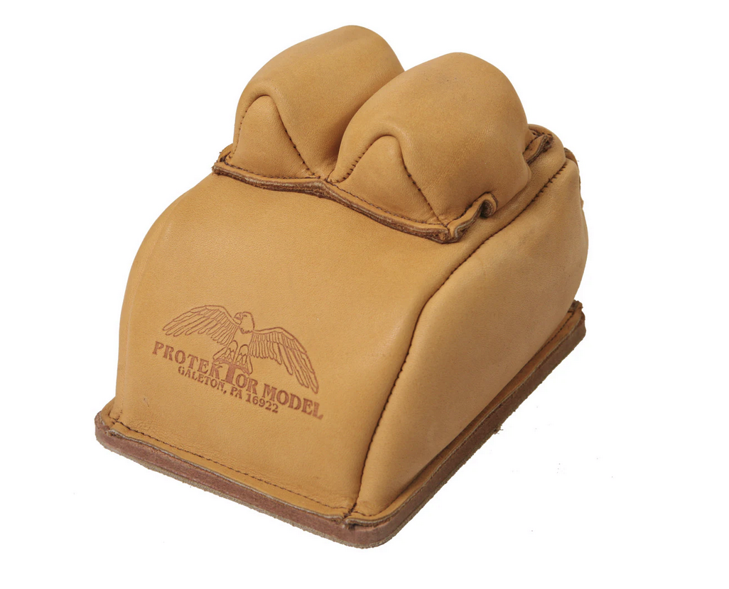Protektor 14B Bunny Ear Rear Bag – Leather Shooting Rest with Hard Bottom