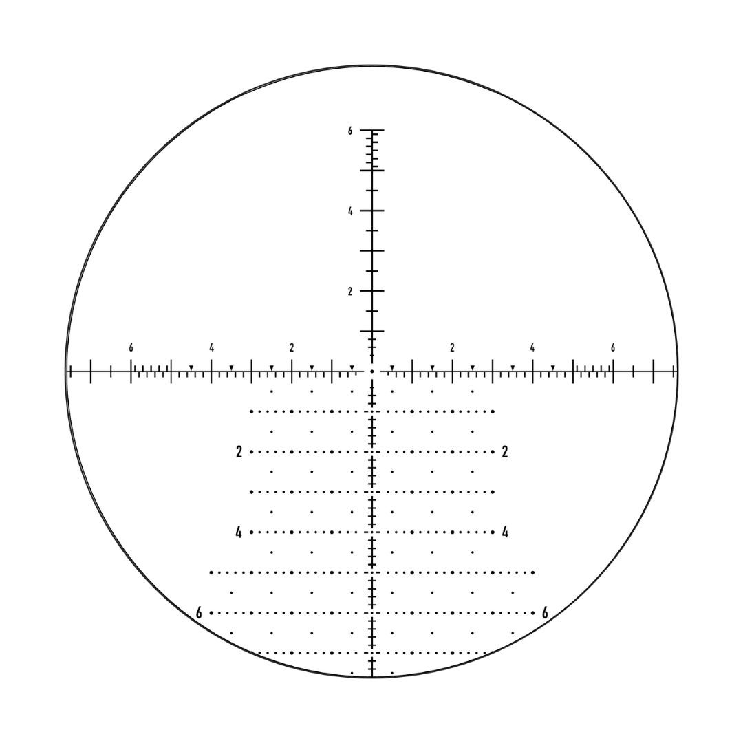 Element Optics Helix Gen II 6-24X50 FFP APR-2D 0.1 MRAD 30mm Rifle Scope