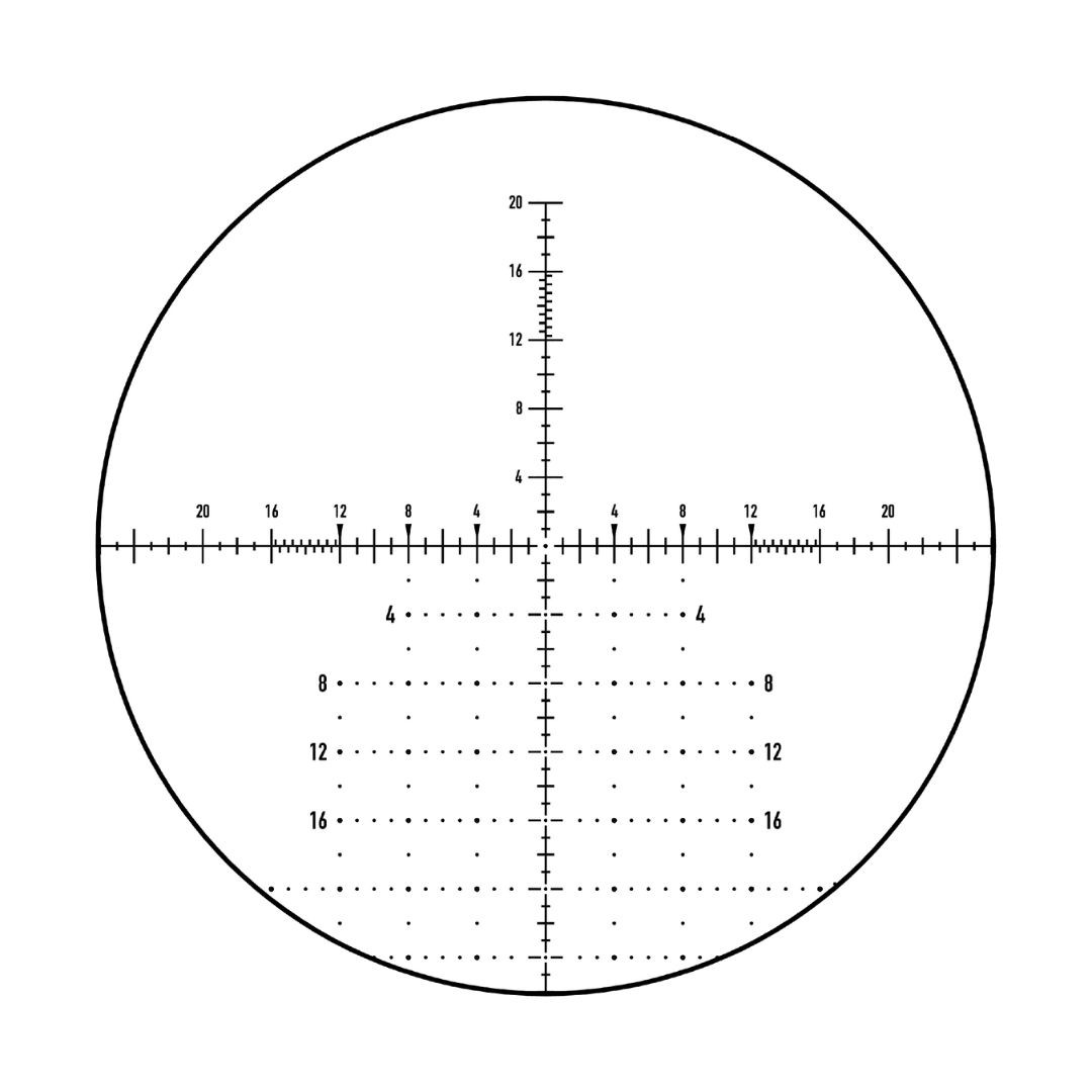 Element Optics Helix Gen II 6-24X50 FFP APR-2D 1/4 MOA 30mm Rifle Scope