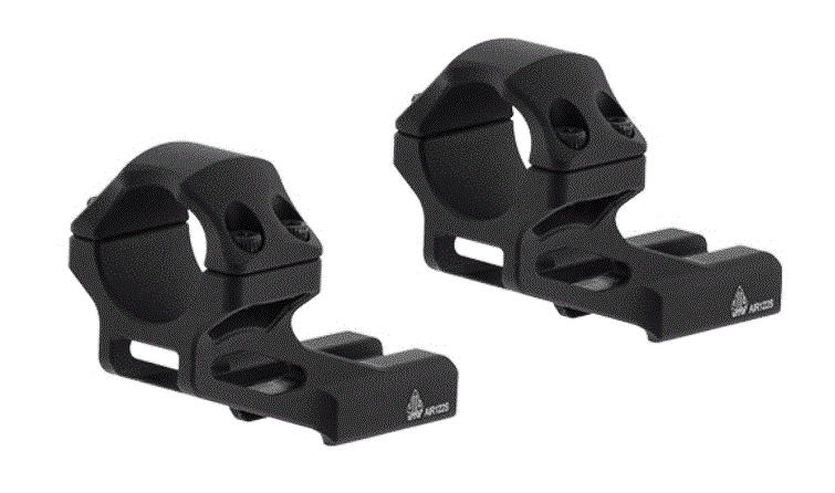 Leapers UTG 2pc 1" HIGH Height 37mm Offset Picatinny Scope Mount Rings