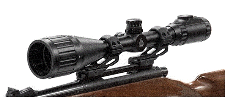 Leapers UTG 2pc 1" HIGH Height 37mm Offset Picatinny Scope Mount Rings