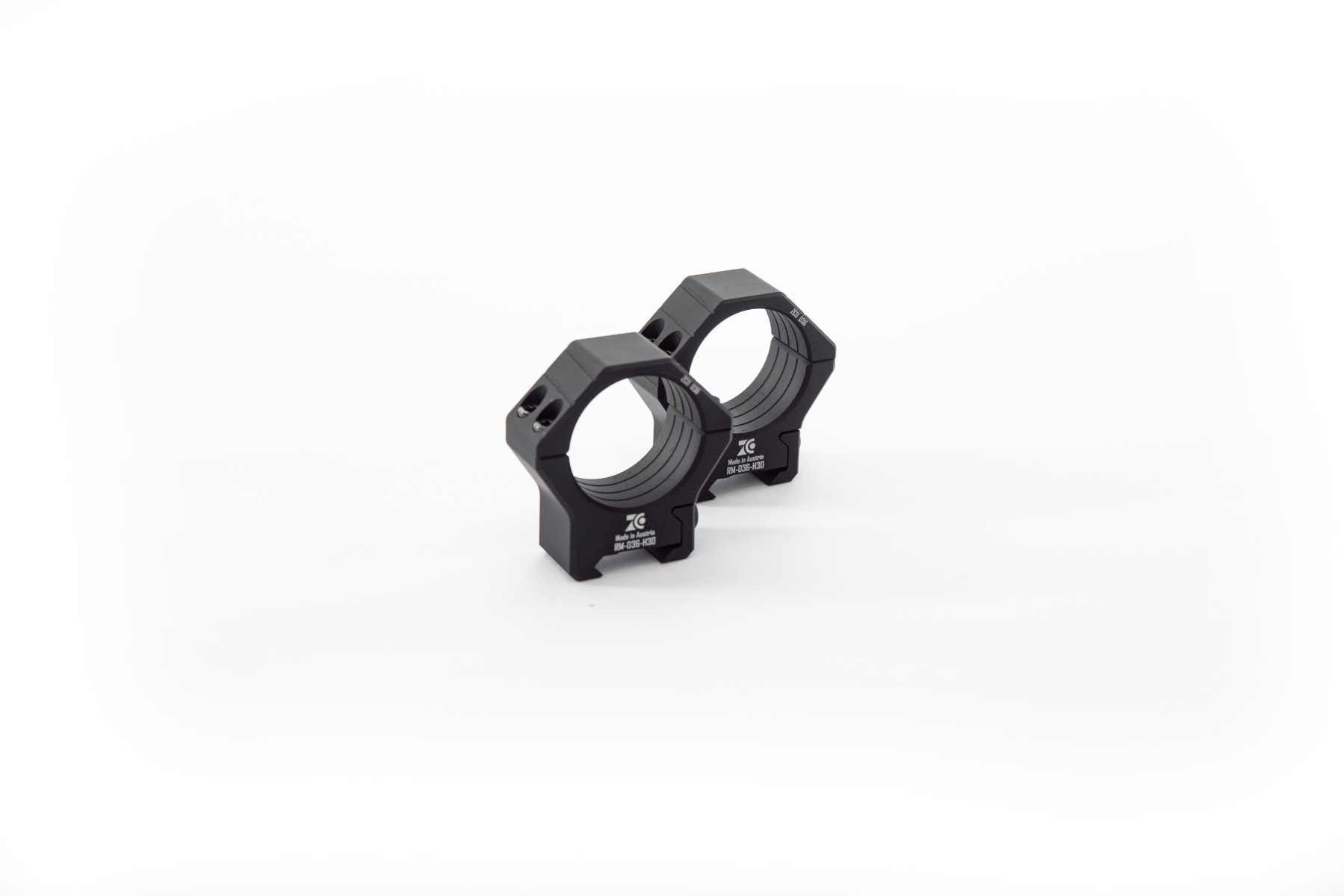 ZCO Two Piece Picatinny Rings 36mm Tube - 30mm Height