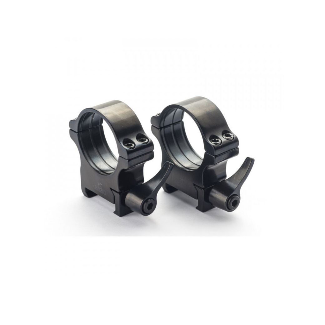 Rusan Steel Quick-Release Picatinny & Weaver rings - 40 mm, Height 8mm