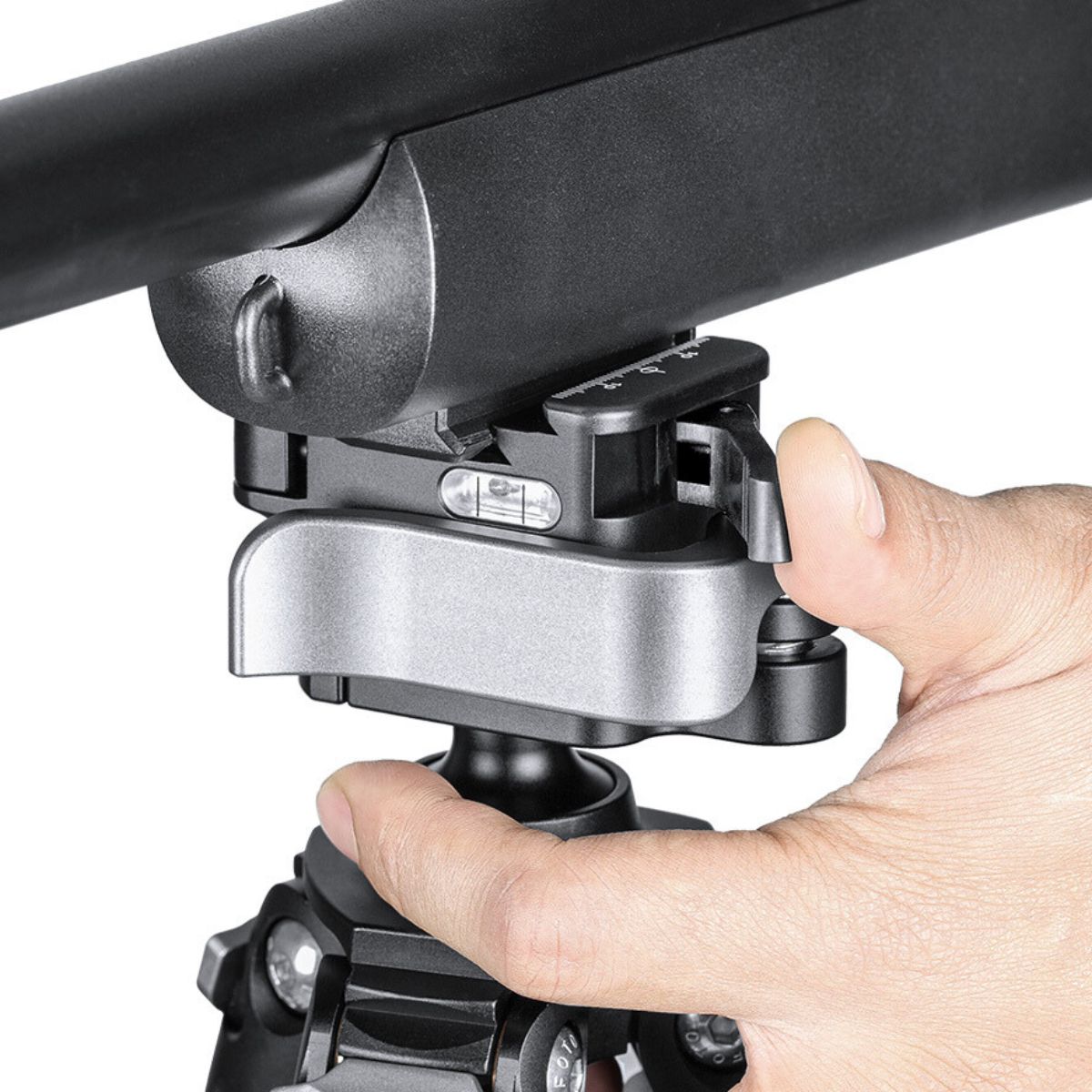 Leofoto SA Series SA-404C 10 Layer Carbon Tripod with MA-30L 70mm Rapid Lock Arca / Gun Clamp Heavy Duty Weapon Support System -  Max load ; 25kg, Min 165mm to Max 1650mm