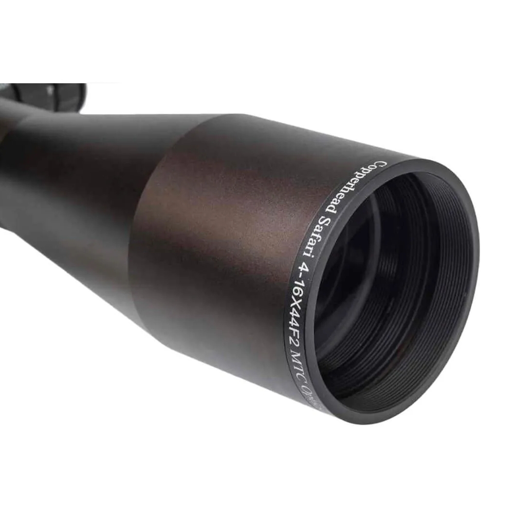 MTC Copperhead F2 Safari 4-16x44 SFP Illuminated AMD2 1cm Clicks Riﬂe Scope