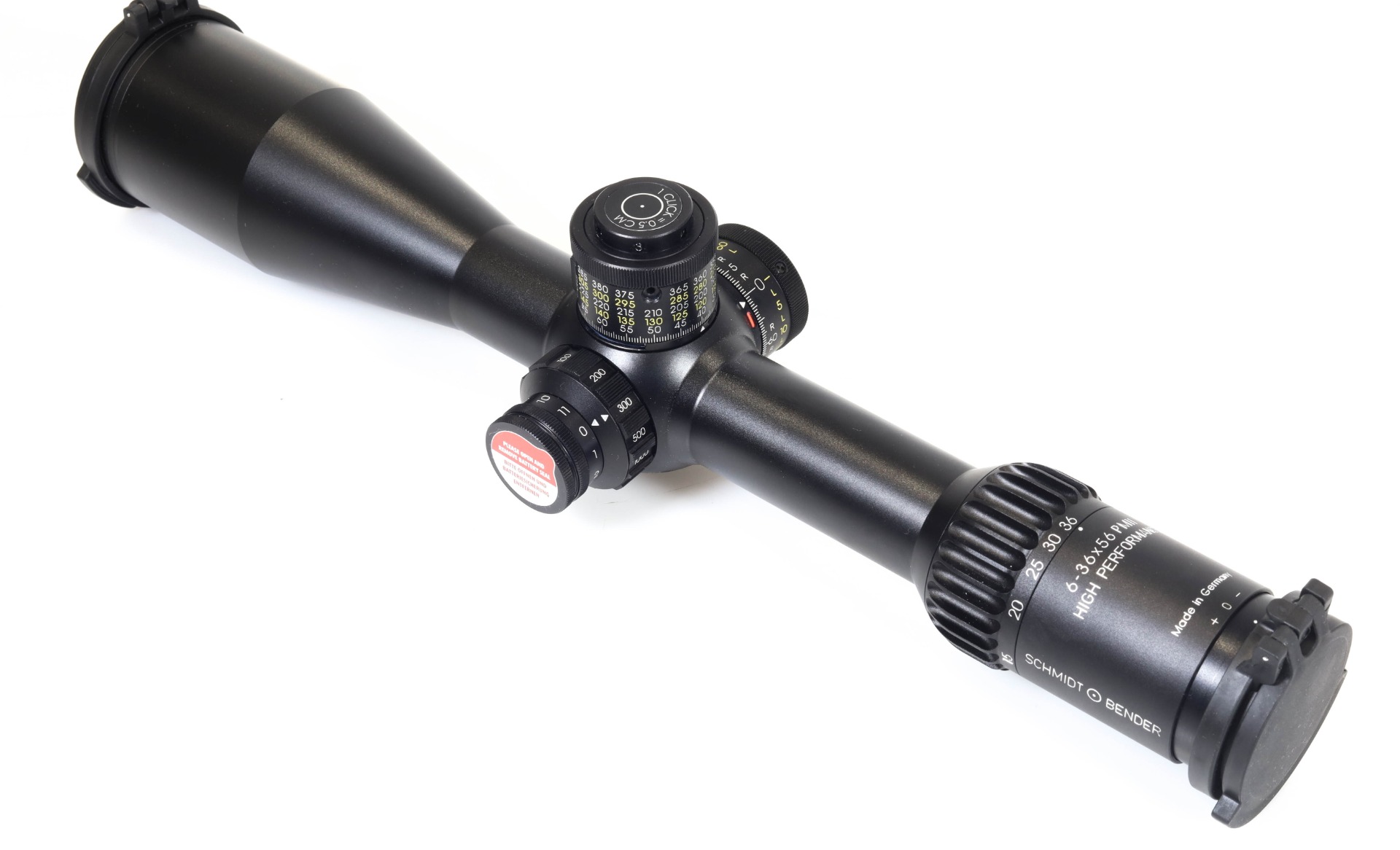 Schmidt & Bender PM II 6-36x56 High Performance LPI GR²ID 1/2 cm CCW MT II MTC LT / DT II+ ZC LT Rifle Scope