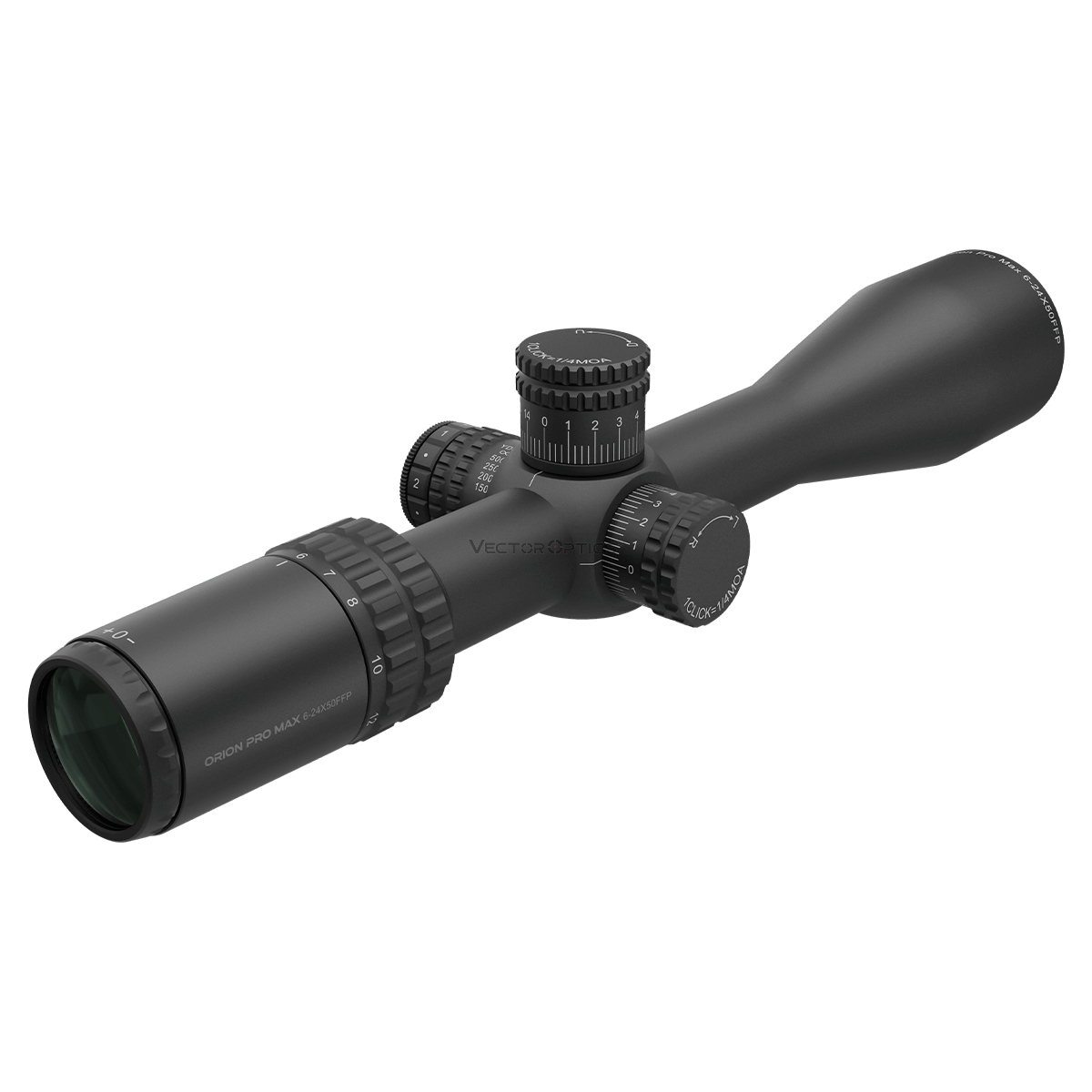 Vector Optics Orion Pro Max 6-24X50 FFP Illuminated 1/4 MOA Zero Stop Riflescope