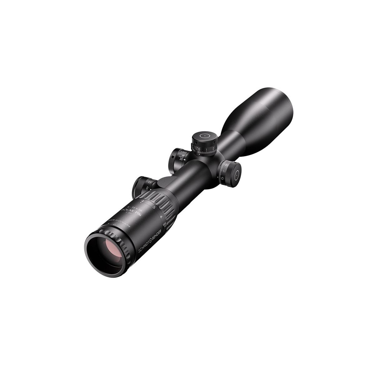 Schmidt and Bender Polar T96 4-16x56 FFP P4FL ASV II LT / ASV II LT 1cm cw Rifle Scope