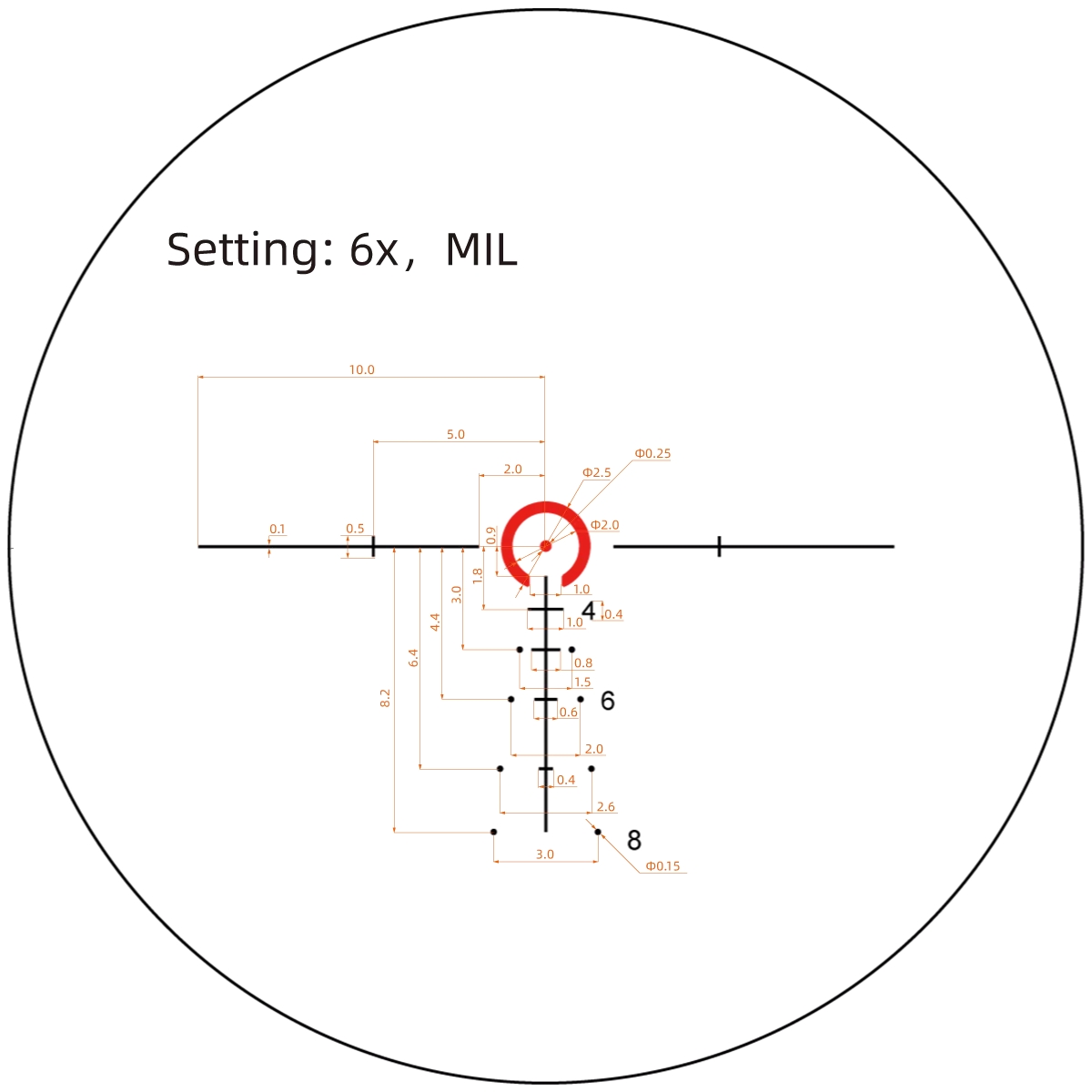 Vector Optics Tauron 1-6x24 SFP IR VTC-SMIL 1/10MIL 30mm Rifle Scope