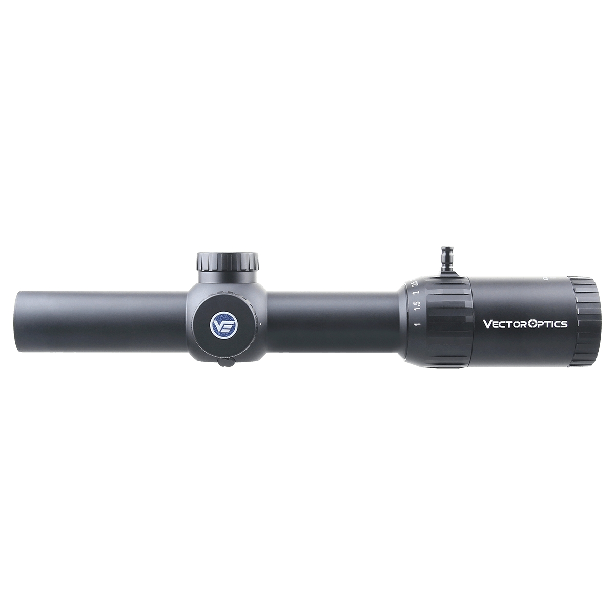 Vector Optics Constantine 1-10x24 SFP Illuminated Fiber Dot 30mm Rifle Scope with Free Picatinny Rings