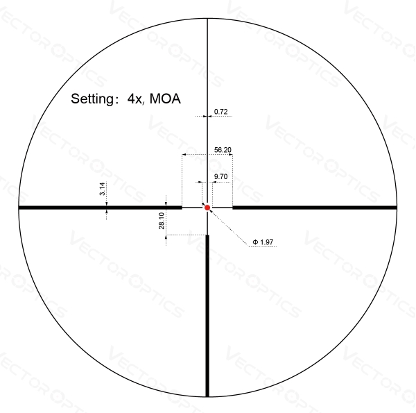 Vector Optics Continental X8 1-8x24 SFP ED 1/2MOA 30mm Rifle Scope