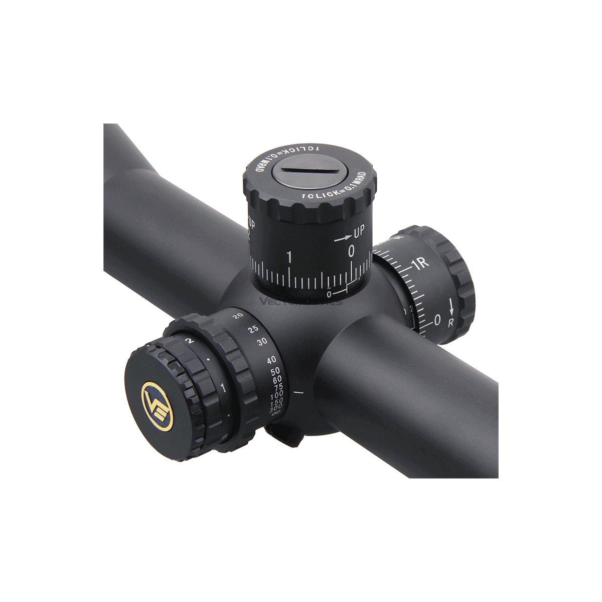 Vector Optics Taurus 6-24x50 SFP HD MPX1 1/10 MIL 30mm Rifle Scope with Free Picatinny Rings