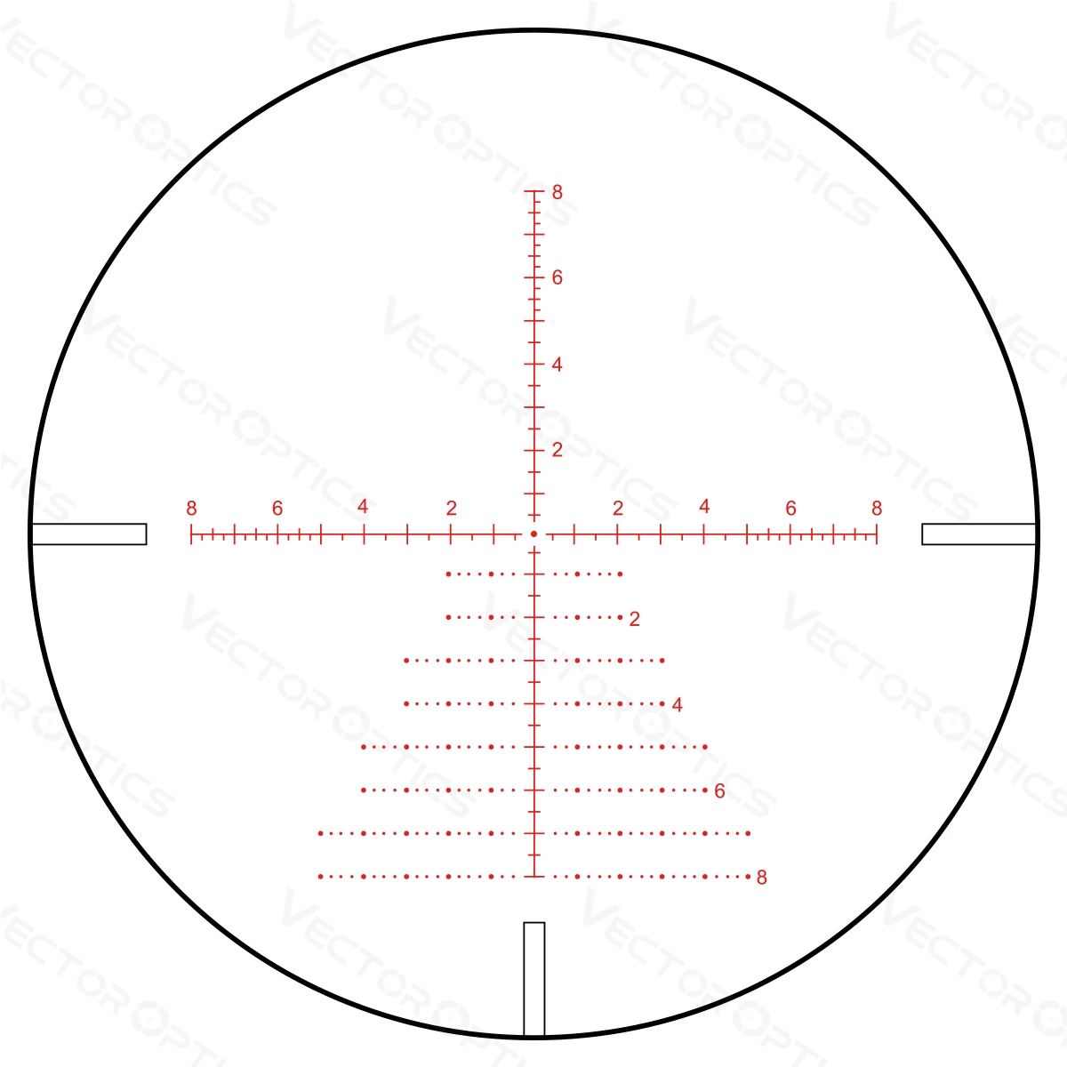 Vector Optics Continental 5-30x56 SFP Illuminated VCT-20A 0.1 MRAD Zero Stop Rifle Scope