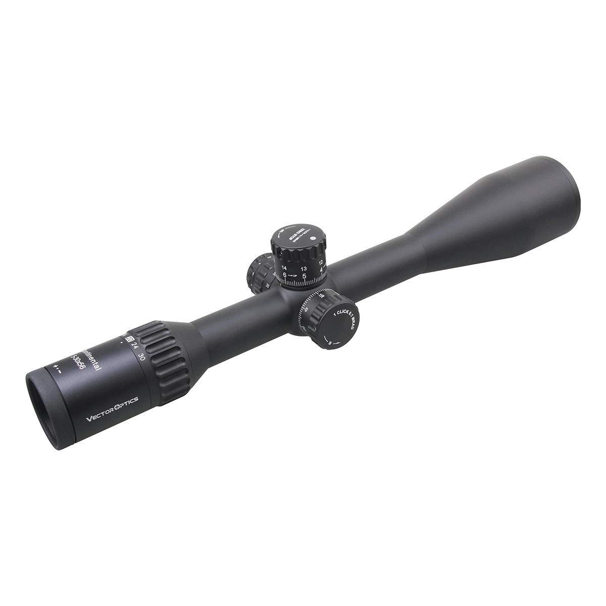 Vector Optics Continental 5-30x56 SFP Illuminated VCT-20A 0.1 MRAD Zero Stop Rifle Scope