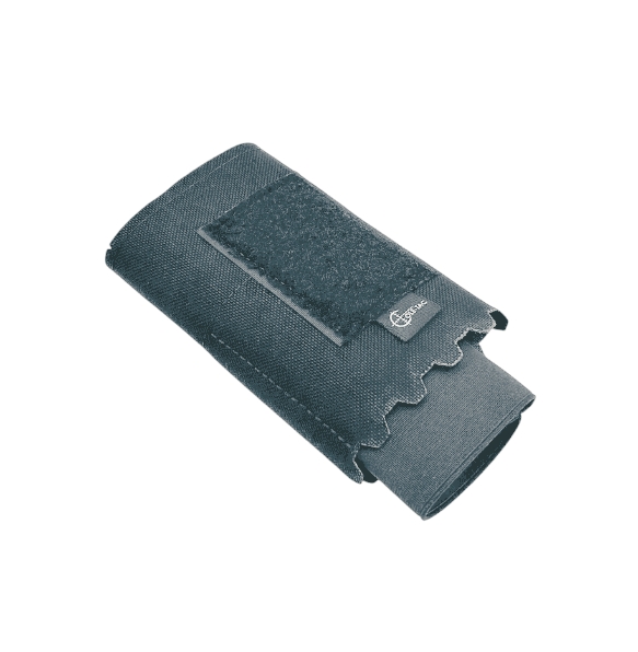 Cole-Tac Rifle Scope Poncho Protective Sleeve with Hook-and-Loop Patches for 56mm Lens - Wolf Grey