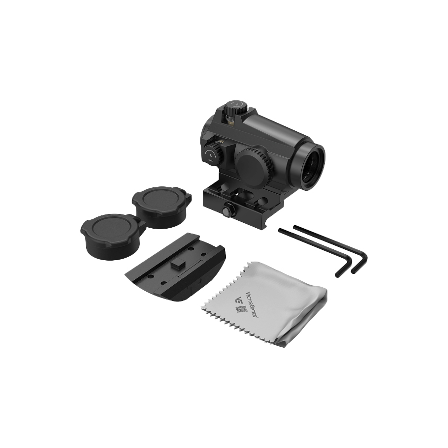 Vector Optics Maverick-II Plus 1x22 DBR Double-Reticle Red Dot Right