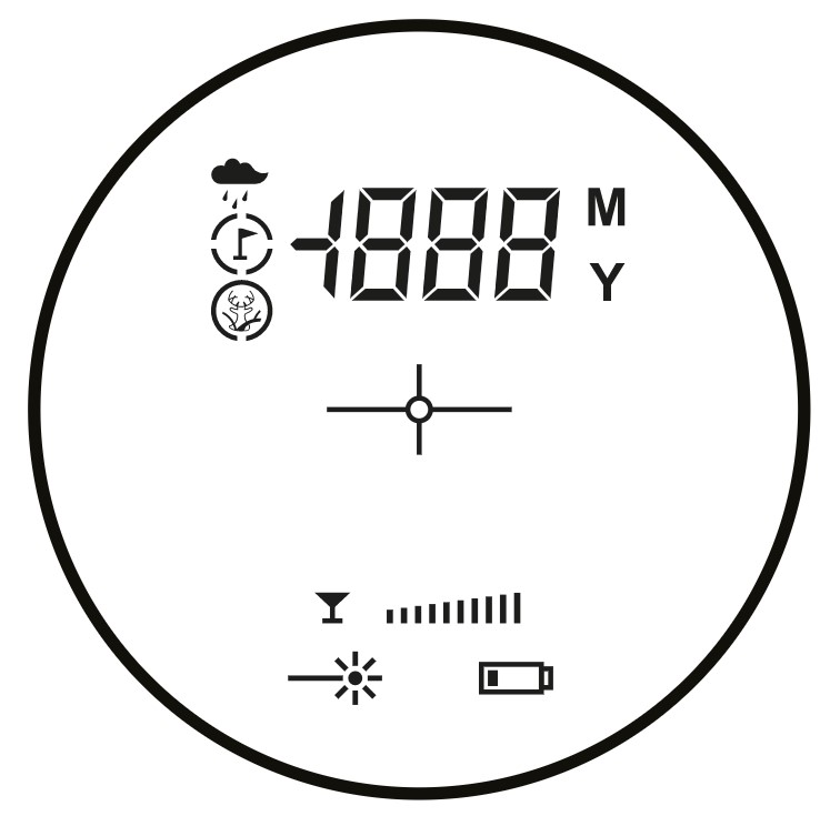 Hawke Laser Range Finder LRF 800 6x25