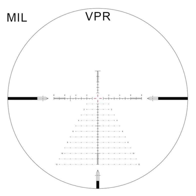 Arken Optics EPL4 6-24x50 FFP VPR MIL Illuminated Rifle Scope